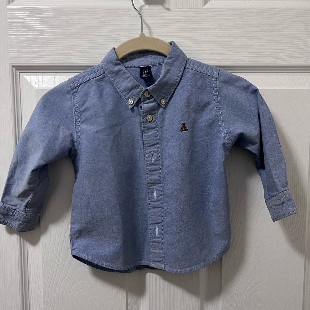 Baby Gap Boys Oxford Button down Size 2